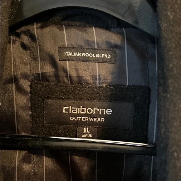Claiborne Men's Black Coat